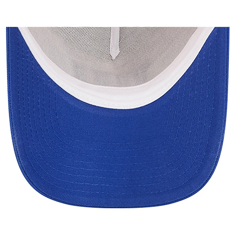 Bracelet d'amitié New Era blanc/bleu royal pour femme, casquette ajustable 9FORTY des New York Giants