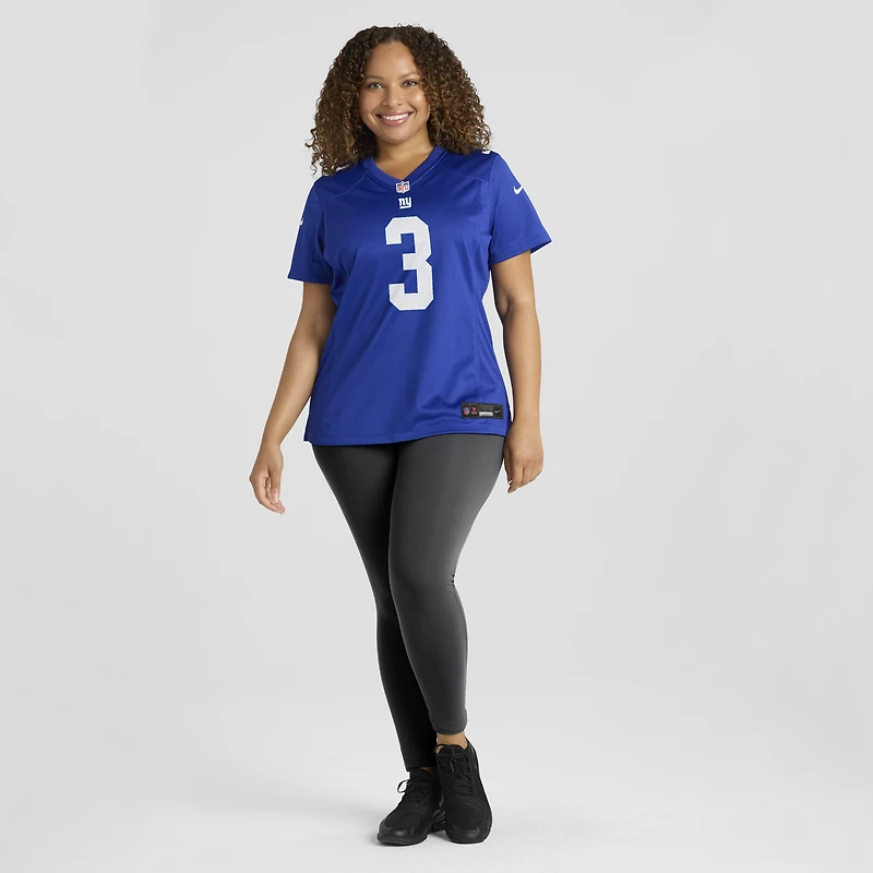 Maillot de match Nike Abdul Carter Royal New York Giants pour femme