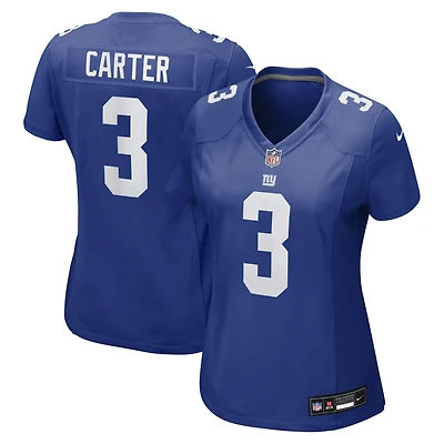 Maillot de match Nike Abdul Carter Royal New York Giants pour femme