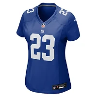 Women's Nike Art Green  Royal New York Giants Team Game Jersey