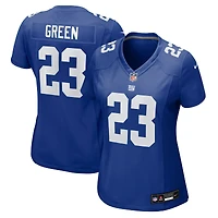 Maillot de match Nike Art Green Royal New York Giants pour femme