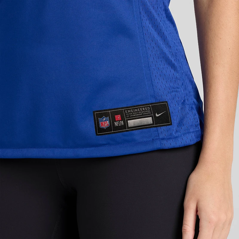 Women's Nike Beaux Collins  Royal New York Giants Team Game Jersey