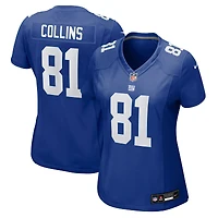 Maillot Nike Beaux Collins Royal pour femme des New York Giants