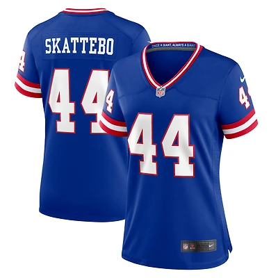 Maillot Nike Cam Skattebo Royal New York Giants Alternate 2 Legacy Game pour femme