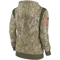 Nike Camo New York Giants 2021 Salute To Service pour femme - Therma Performance Pullover Hoodie
