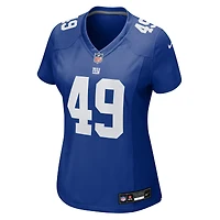 Women's Nike Chris Board  Royal New York Giants Team Game Jersey
