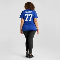 Maillot de match Nike Daniel Faalele Royal New York Giants pour femme