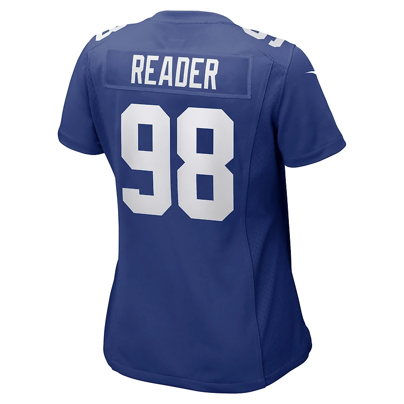 Women's Nike D.J. Reader Royal New York Giants Team Game Jersey