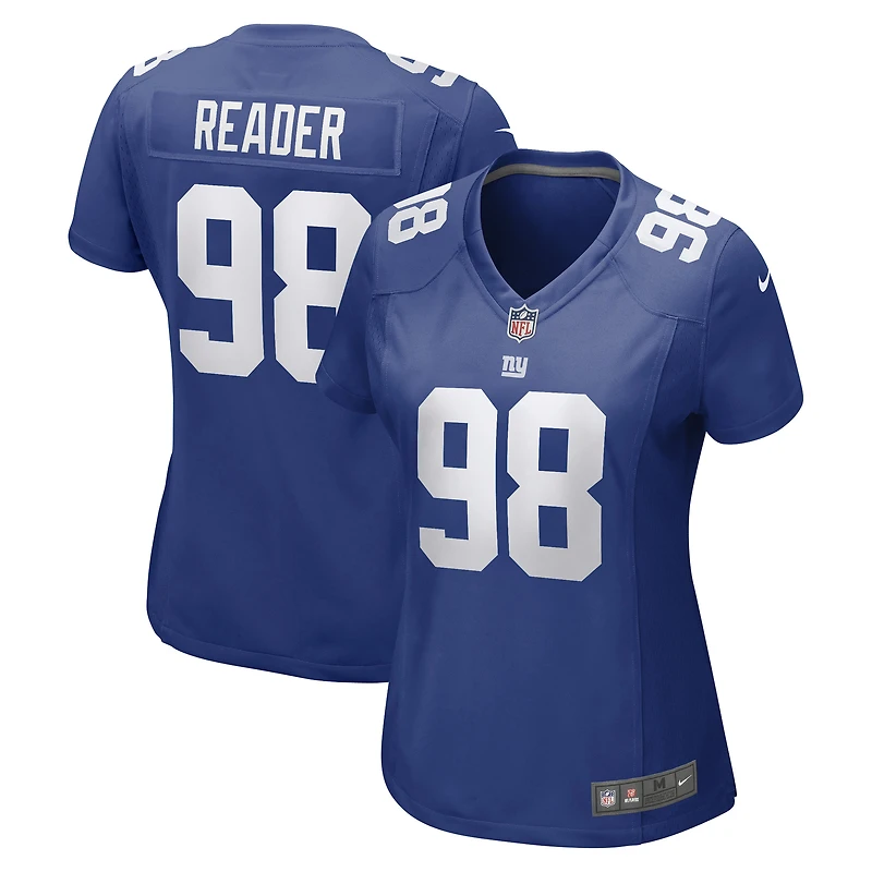 Women's Nike D.J. Reader Royal New York Giants Team Game Jersey