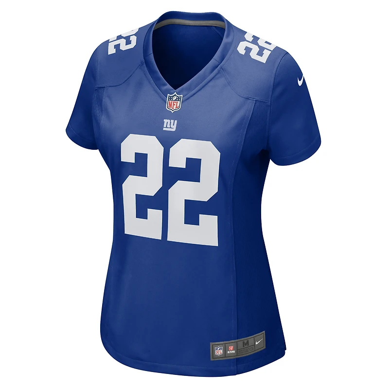 Maillot de match Nike Royal New York Giants pour femme