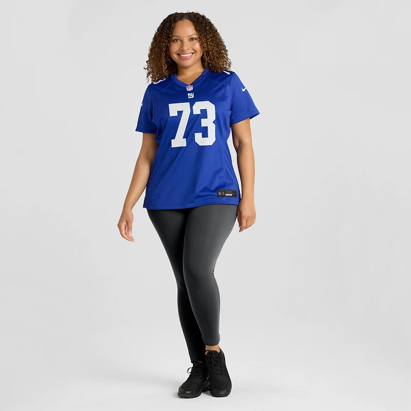 Women's Nike Evan Neal Royal New York Giants Game Player Jersey