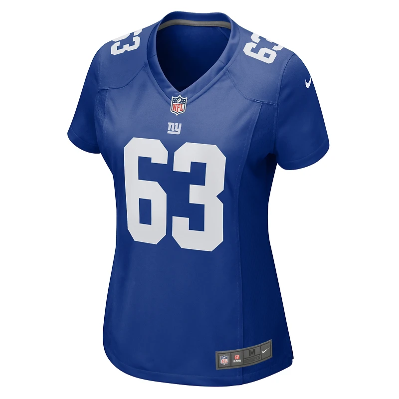 Maillot de match Nike Jake Kubas Royal New York Giants pour femme