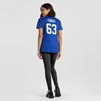 Maillot de match Nike Jake Kubas Royal New York Giants pour femme