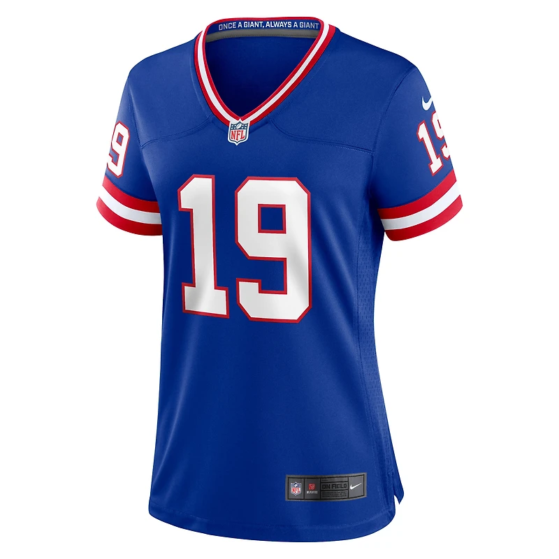Maillot de match Nike Jameis Winston Royal des New York Giants pour femme