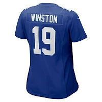 Maillot de match Nike Jameis Winston Royal pour femme des New York Giants