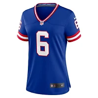 Maillot Nike Jaxson Dart Royal pour femme des New York Giants Alternate 2 Classic Game