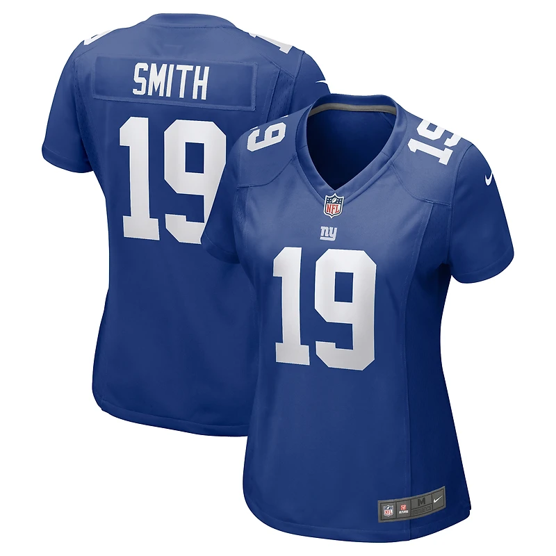 Maillot de joueur des New York Giants Nike Jeff Smith Royal pour femme