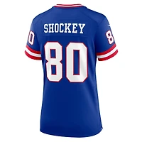 Women's Nike Jeremy Shockey Royal New York Giants Classic Retired Player Game Jersey