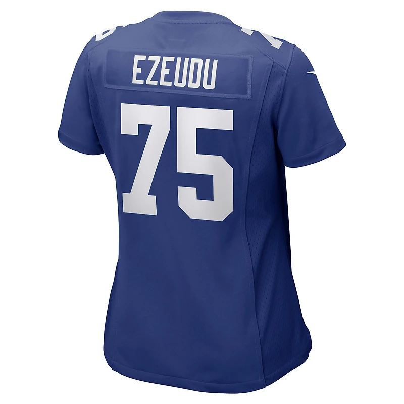Maillot Nike Joshua Ezeudu Royal New York Giants Game Player pour femme