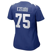 Maillot Nike Joshua Ezeudu Royal New York Giants Game Player pour femme