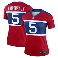 Haut Nike Kayvon Thibodeaux rouge New York Giants Alternate Legend Player Performance pour femme
