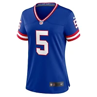 Maillot de joueur Nike Kayvon Thibodeaux Royal New York Giants pour femme