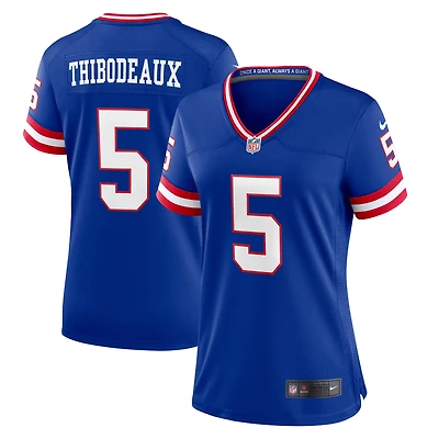 Maillot de joueur Nike Kayvon Thibodeaux Royal New York Giants pour femme