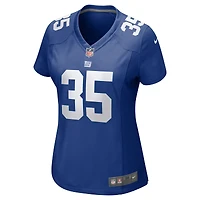 Maillot de joueur Nike Leonard Johnson Royal New York Giants pour femme