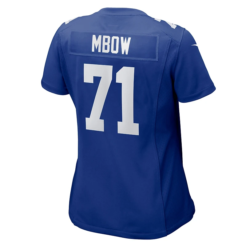 Women's Nike Marcus Mbow  Royal New York Giants Team Game Jersey