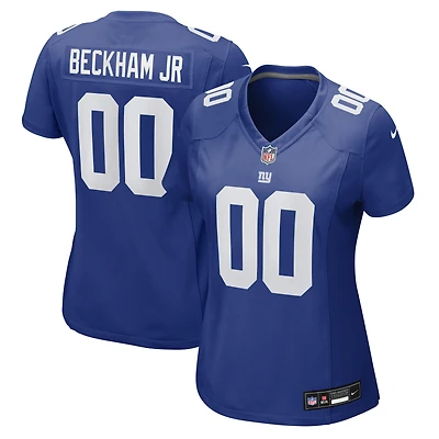 Maillot de match Nike Odell Beckham Jr. Royal New York Giants pour femme