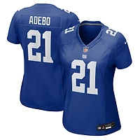 Women's Nike Paulson Adebo  Royal New York Giants Team Game Jersey