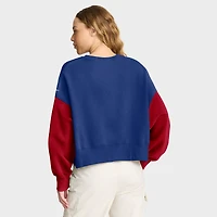 Sweat-shirt oversize à blocs de couleurs Nike Royal New York Giants pour femme