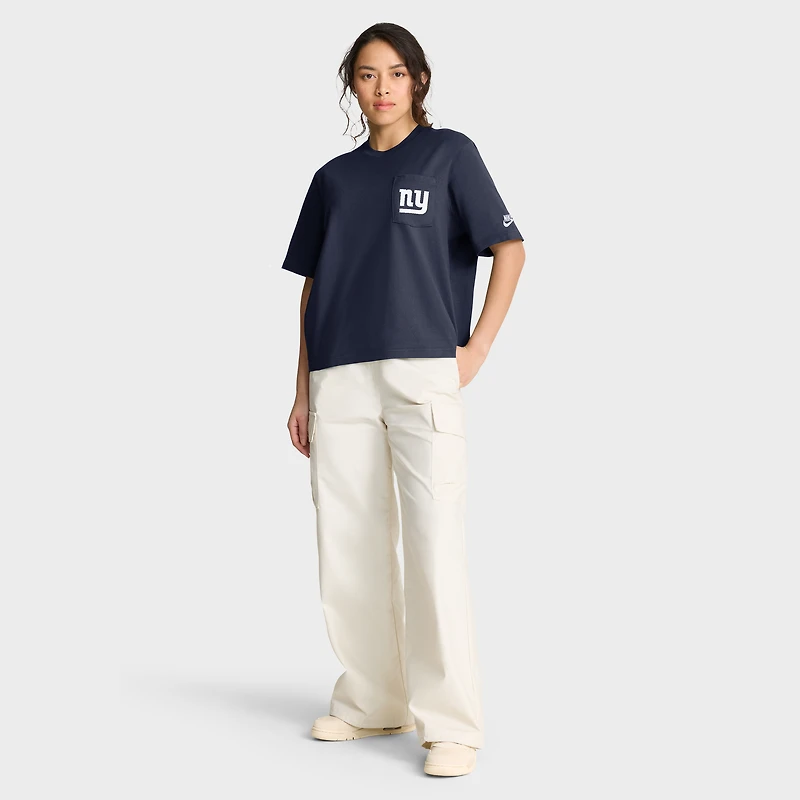 T-shirt Nike Royal New York Giants Rewind pour femme