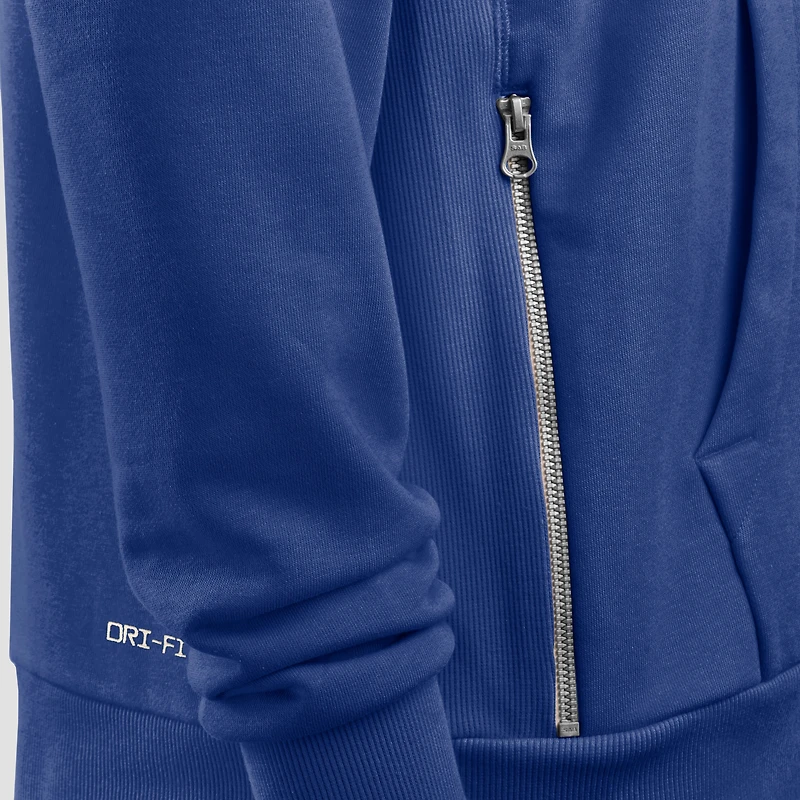 Women's Nike Royal New York Giants Sideline Standard Issue Dri-FIT Hoodie