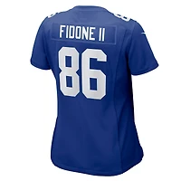 Maillot Nike Thomas Fidone II Royal pour femme des New York Giants