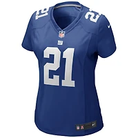 Women's Nike Tiki Barber Royal New York Giants Game Retired Player Jersey