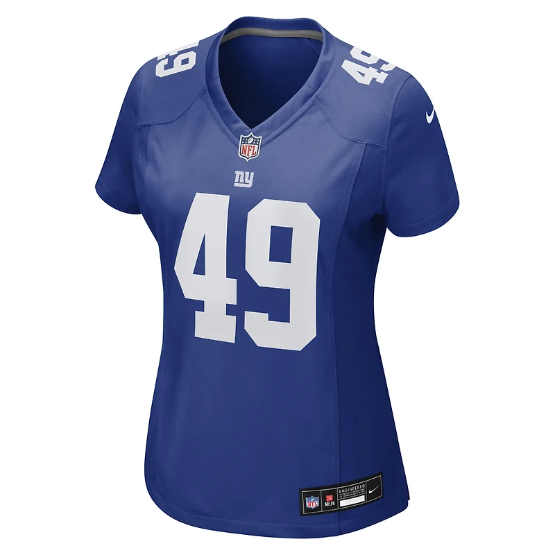 Women's Nike Tremaine Edmunds  Royal New York Giants Team Game Jersey