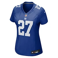 Maillot Nike Tyler Nubin Royal pour femme des New York Giants
