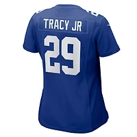 Maillot de match Nike Tyrone Tracy Jr. Royal New York Giants pour femme