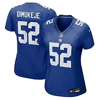 Women's Nike Victor Dimukeje  Royal New York Giants Team Game Jersey