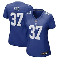 Maillot de match Nike Younghoe Koo Royal New York Giants pour femme