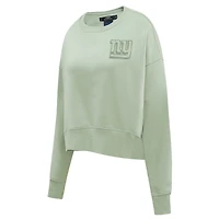 Sweat-shirt oversize neutre Pro Standard vert clair pour femme des New York Giants