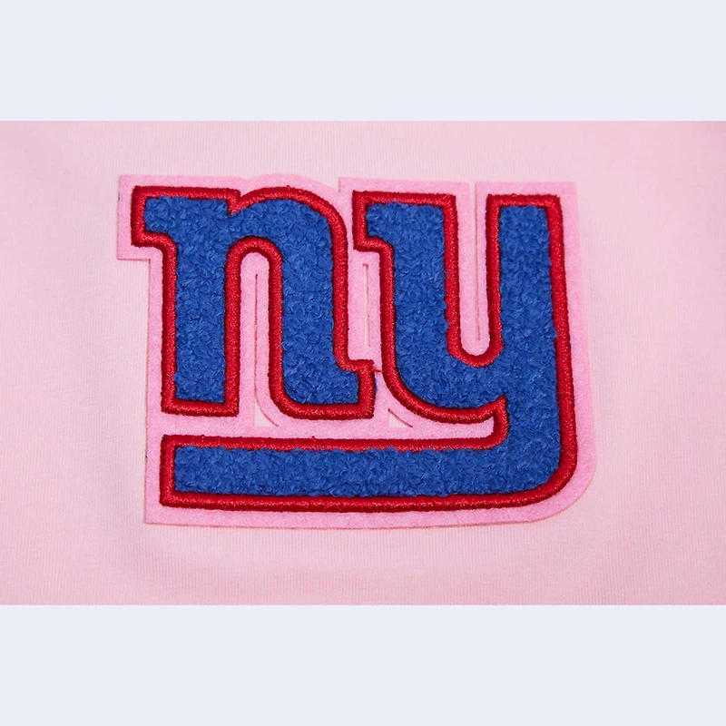 T-shirt court carré rose Pro Standard des New York Giants pour femmes