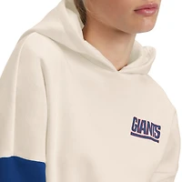 Sweat à capuche Tommy Hilfiger crème/royal New York Giants Harriet pour femmes