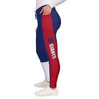 Leggings à blocs de couleurs bleu royal/rouge New York Giants pour femme WEAR by Erin Andrews