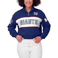 Veste zippée quart de tour WEAR by Erin Andrews Royal New York Giants pour femme