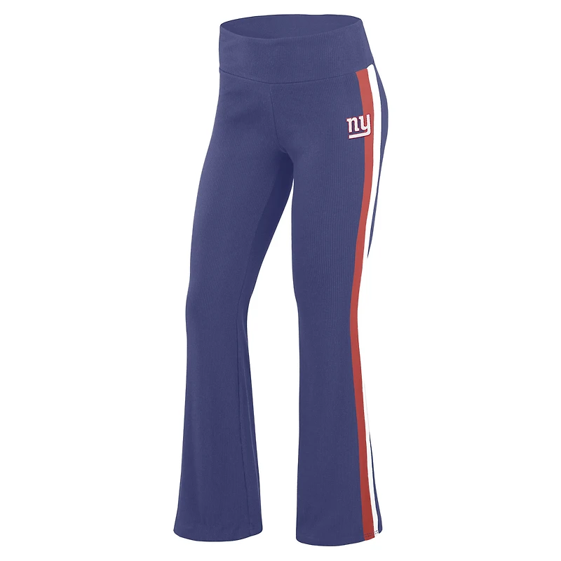 Pantalon de yoga tri-blend Royal New York Giants pour femme WEAR by Erin Andrews