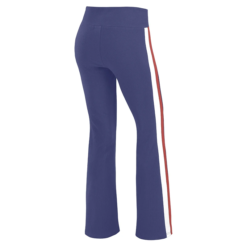 Women's WEAR by Erin Andrews Royal New York Giants Tri-Blend Yoga Pants
