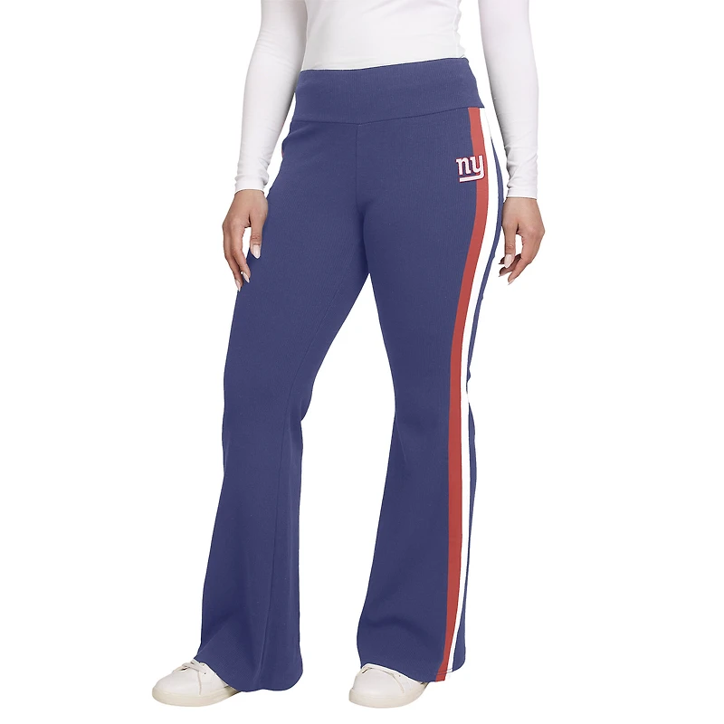 Pantalon de yoga tri-blend Royal New York Giants pour femme WEAR by Erin Andrews