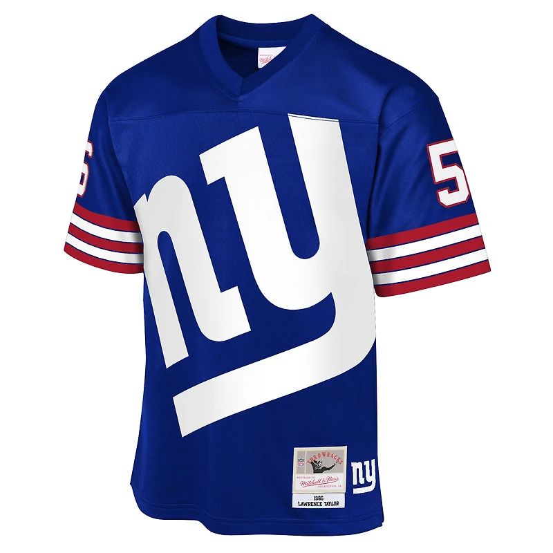 Youth Mitchell & Ness Lawrence Taylor Royal New York Giants 1986 Throwback Fashion Jersey